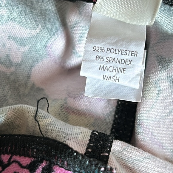 Lularoe multicolor floral print Tall & Curvy leggings - Picture 4 of 4